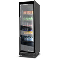 Commercial Display Refrigerator with Single Glass door 400 litres Black - CEKXG620BLACK