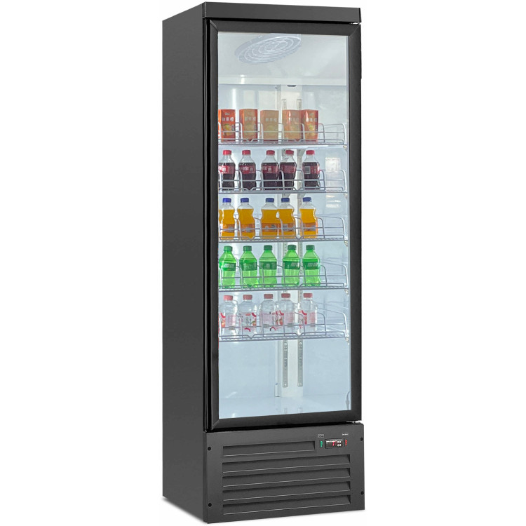 Commercial Display Refrigerator with Glass door 600 litres Black - CEKXG750