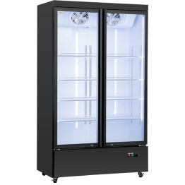Commercial Display Refrigerator with Double Glass door 830 litres Black - CELG1000M2WP Commercial Display Refrigerator with Double Glass door 830 litres Black - CELG1000M2WP