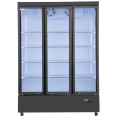Commercial Display Refrigerator with Triple Glass door 1030 litres Black - CELG1200M3WP