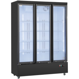 Commercial Display Refrigerator with Triple Glass door 1030 litres Black - CELG1200M3WP Commercial Display Refrigerator with Triple Glass door 1030 litres Black - CELG1200M3WP