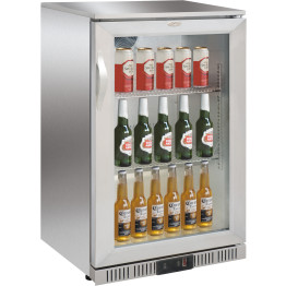 B GRADE Back bar cooler 1 hinged door 128 litres Stainless steel - SSBC01P B GRADE