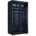 Commercial Bottle cooler Upright 773 litres Fan cooling Twin hinged doors Black - CELG805ABLACK