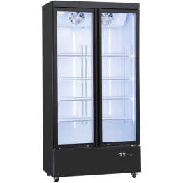 Commercial Display Refrigerator with Double Glass door 630 litres Black - CELG882M2WP Commercial Display Refrigerator with Double Glass door 630 litres Black - CELG882M2WP