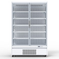 1196L Double Glass Door Multideck Upright Display Fridge – 1330 × 720 × 2030 mm White| CaterEq CELKL202