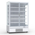 1196L Double Glass Door Multideck Upright Display Fridge – 1330 × 720 × 2030 mm White| CaterEq CELKL202