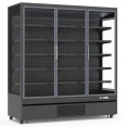 1715L Triple Glass Door Upright Display Refrigerator – 1880 × 720 × 2030 mm Grey| CaterEq CELKL212