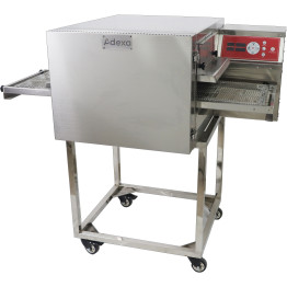 Commercial Electric 14” Conveyor Pizza Oven with Trolley 1280x910x480mm | CaterEq CELM14D