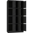 Commercial Black 12 Door Locker 900x400x1800mm - CELOCKER12TWBLACK