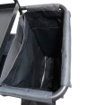 Commercial Stainless Steel Laundry Trolley with Shelves –  1110×490×1125mm Black| CaterEq CELT01B
