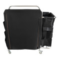 Commercial Stainless Steel Laundry Trolley with Shelves –  1110×490×1125mm Silver| CaterEq CELT01S
