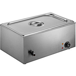 Commercial Bain Marie with 1/1Gn Pan and Lid - CEM401