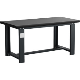 Commercial Heavy Duty Work Table 1200x750x800mm Black - CEMB80120HDT