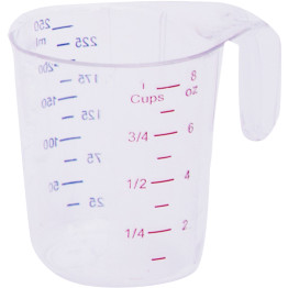 Polycarbonate Measuring Jug 1 Cup Heavy duty - CEMC3