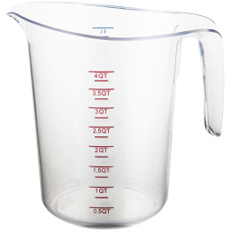 Polycarbonate Measuring Jug 4 litre Heavy duty - CEMC4000