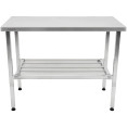 Adjustable Elevating Stainless Steel Work Table 1200×600×700–1000 mm | CaterEq CEMCEWA60120