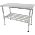 Adjustable Elevating Stainless Steel Work Table 1200×600×700–1000 mm | CaterEq CEMCEWA60120