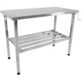 Adjustable Elevating Stainless Steel Work Table 1200×600×700–1000 mm | CaterEq CEMCEWA60120