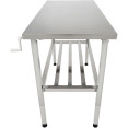 Adjustable Elevating Stainless Steel Work Table 1200×600×700–1000 mm | CaterEq CEMCEWA60120
