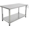 Stainless Steel Elevating Work Table 1500 × 600 × H700–1000 mm | CaterEq CEMCEWB6015