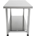 Stainless Steel Elevating Work Table 1500 × 600 × H700–1000 mm | CaterEq CEMCEWB6015