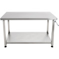 Stainless Steel Elevating Work Table 1500 × 600 × H700–1000 mm | CaterEq CEMCEWB6015