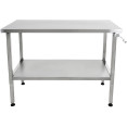 Stainless Steel Elevating Work Table 1500 × 600 × H700–1000 mm | CaterEq CEMCEWB6015