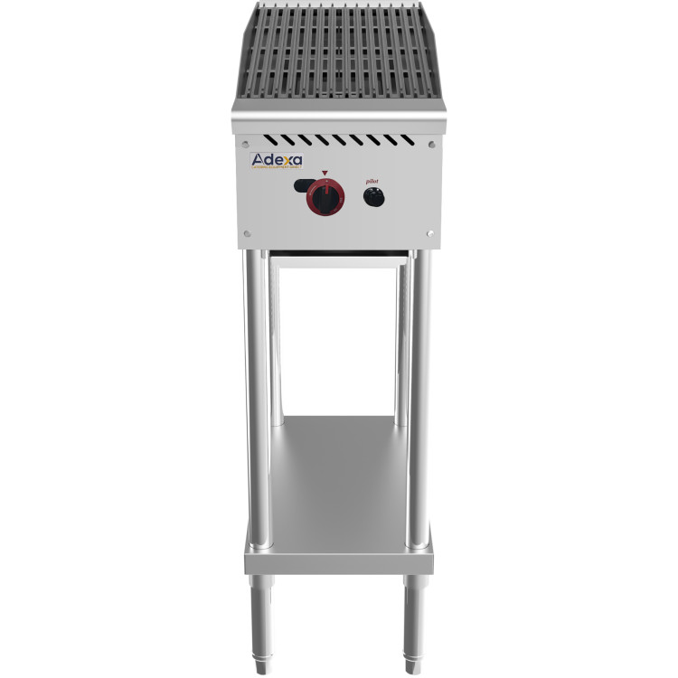 Commercial Gas Chargrill Freestanding 300mm Width - CEMGL12MF