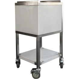 Mobile Ice Station 50L Stainless Steel 480x420x850mm Flat Pack | CEMIBA50L