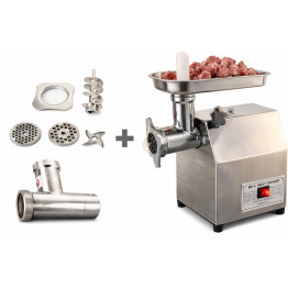 Commercial Electric Meat Grinder/Mincer Stainless Steel 310×180×340mm | CaterEq CEMK8
