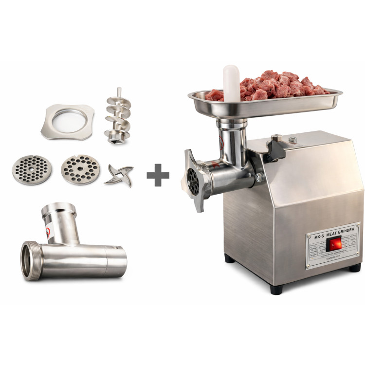 Commercial Electric Meat Grinder/Mincer Stainless Steel 310×180×340mm | CaterEq CEMK8