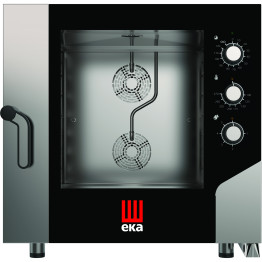 Professional Combi Steamer Electric 7 trays GN1/1 Electromechanic Controls Direct steam | Tecnoeka CEMKF711S
