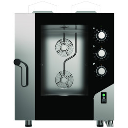 Commercial Gas Combi Oven 7 x GN 1/1 Electromechanical Controls Direct Steam | CaterEq CEMKF711GSM