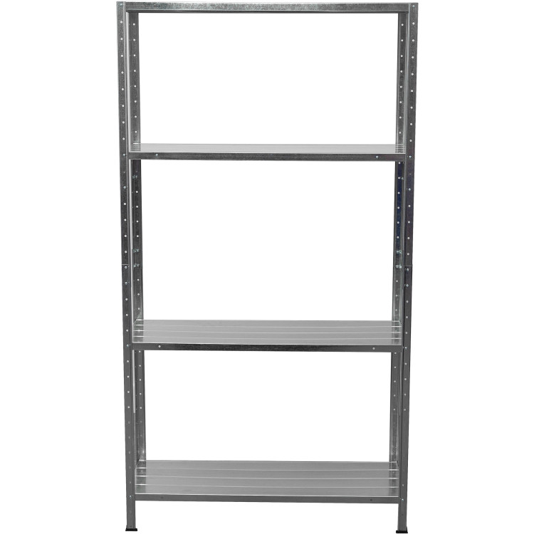 Commercial Galvanized Steel 4 Tier Shelving Unit 180kg Loading Capacity 900x300x1672mm | CaterEq CEMS43