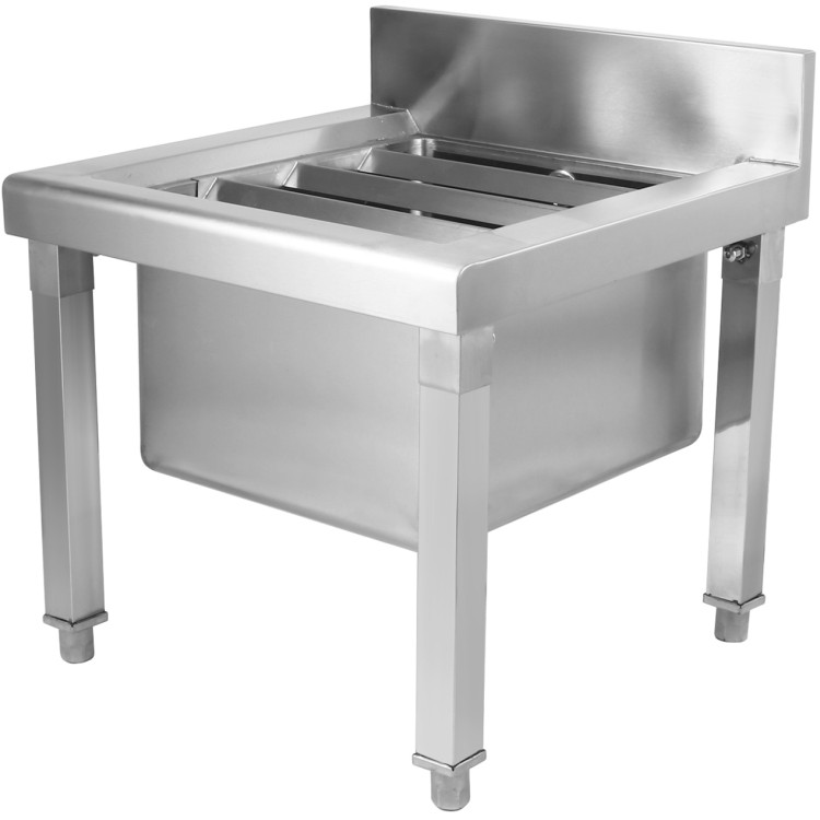 Janitorial Mop Sink Stainless Steel 500x500x550mm - CEMS5050
