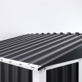 Metal Shed with Sliding door & Zinc Frame Width 1950mm Depth 1230mm  - CEMSA01