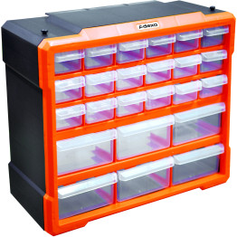 24 Bin Storage Organiser for Small Parts 320x160x370mm - CEMW2260