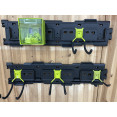Modular Heavy Duty Wall-Mounted Pegboard Set with Hooks 2 x 795x190mm Panels 68kg (150lbs) Capacity Each | CaterEq CEMW2301P