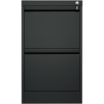 Professional Filing Cabinet 2 drawer 460x620x720mm Black - CEMXDC1BLACK