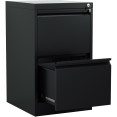 Professional Filing Cabinet 2 drawer 460x620x720mm Black - CEMXDC1BLACK