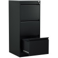 Professional Filing Cabinet 3 drawer 460x620x1025mm Black - CEMXDC2BLACK