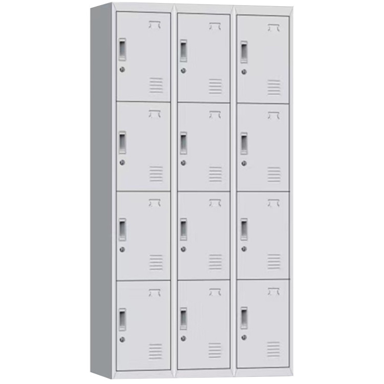 Commercial 12 Door Locker 900x450x1850mm White - CEMYL12WHITE Commercial 12 Door Locker 900x450x1850mm White - CEMYL12WHITE