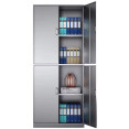 Commercial Stainless Steel Cabinet 2 Shelves 4 Doors 900x400x1800mm - CEMYSLC05