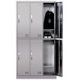 Commercial Stainless Steel 6 Door Locker 900x400x1800mm - CEMYSLC06