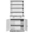 Commercial Stainless Steel Cabinet 4 Shelves 2 Doors 850x500x1850mm - CEMYSLC13