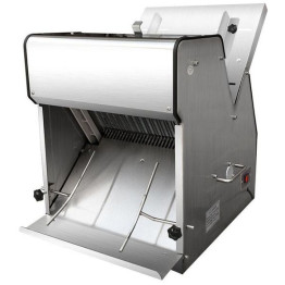 Commercial Automatic Countertop Bread Slicer 20-Slice 18mm Slices | CaterEq CENBB20SS Commercial Automatic Countertop Bread Slicer 20-Slice 18mm Slices | CaterEq CENBB20SS
