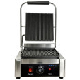 Commercial Electric Contact Grill / Panini Press Ribbed Plates 240x240mm 1.8kW | CaterEq CENEXORA102