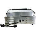 Commercial Electric Contact Grill / Panini Press Ribbed Plates 345x235mm 2.2kW | CaterEq CENEXORA106