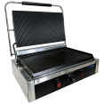 Commercial Electric Contact Grill / Panini Press Oversized Ribbed Plates 470x358mm 2.8kW | CaterEq CENEXORA116