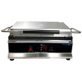 Commercial Electric Contact Grill / Panini Press Oversized Ribbed Plates 500x320mm 3kW | CaterEq CENEXORA120